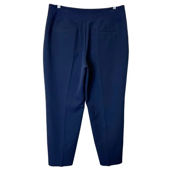 Athleta Endless High Rise Pants Women's 14 Navy Business Casual Travel - Picture 7 of 9